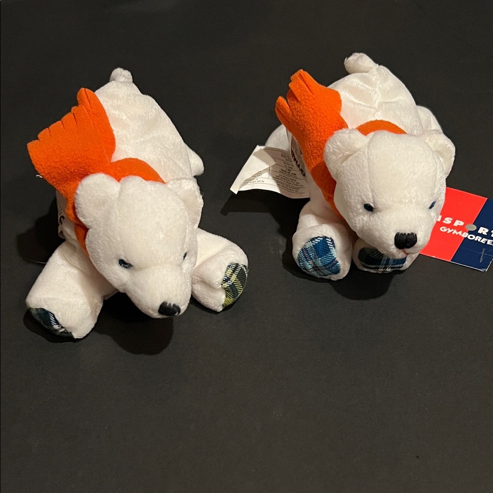 Gymsport plush polar bear Toy set NEW